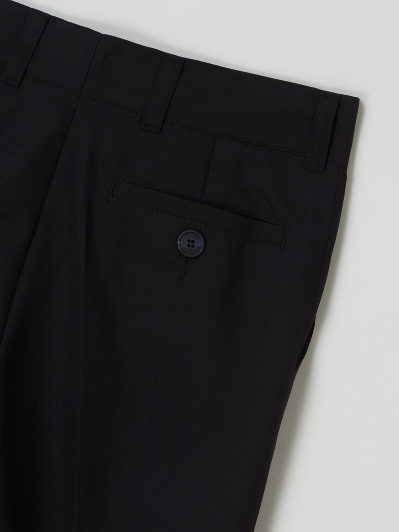 Regular Fit Hose mit Viskose-Anteil in marineblau