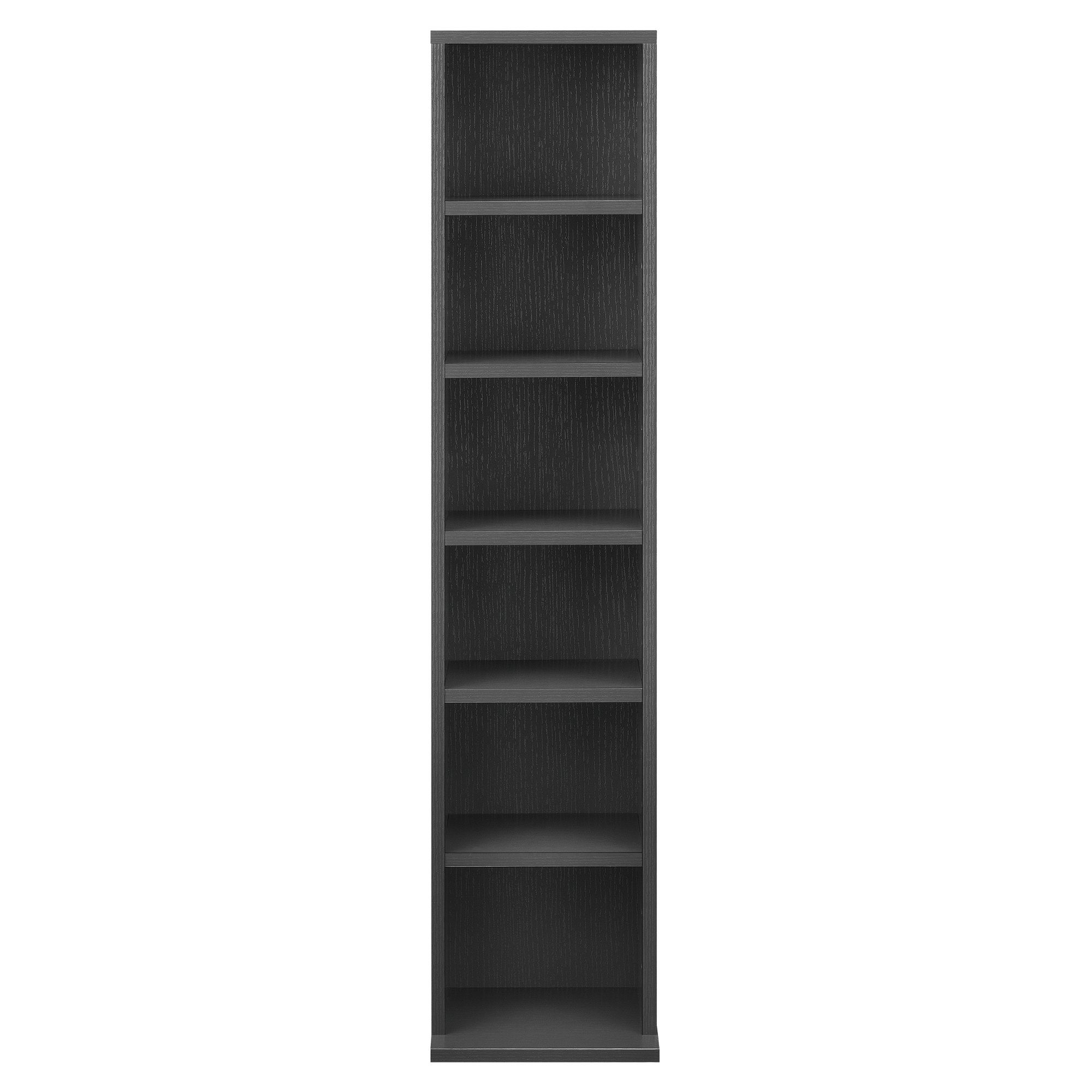 en.casa CD-Regal, Aventoft 6 Fächer Standregal Höhe 90cm