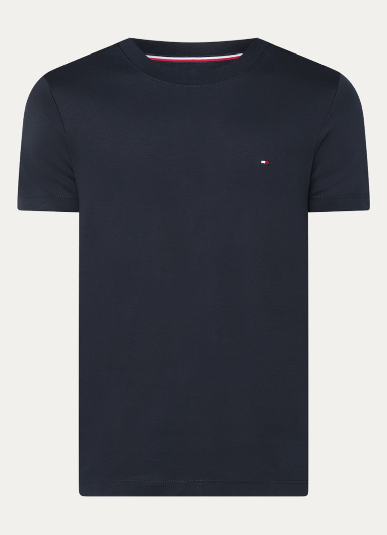Tricou Tommy Hilfiger cu logo brodat