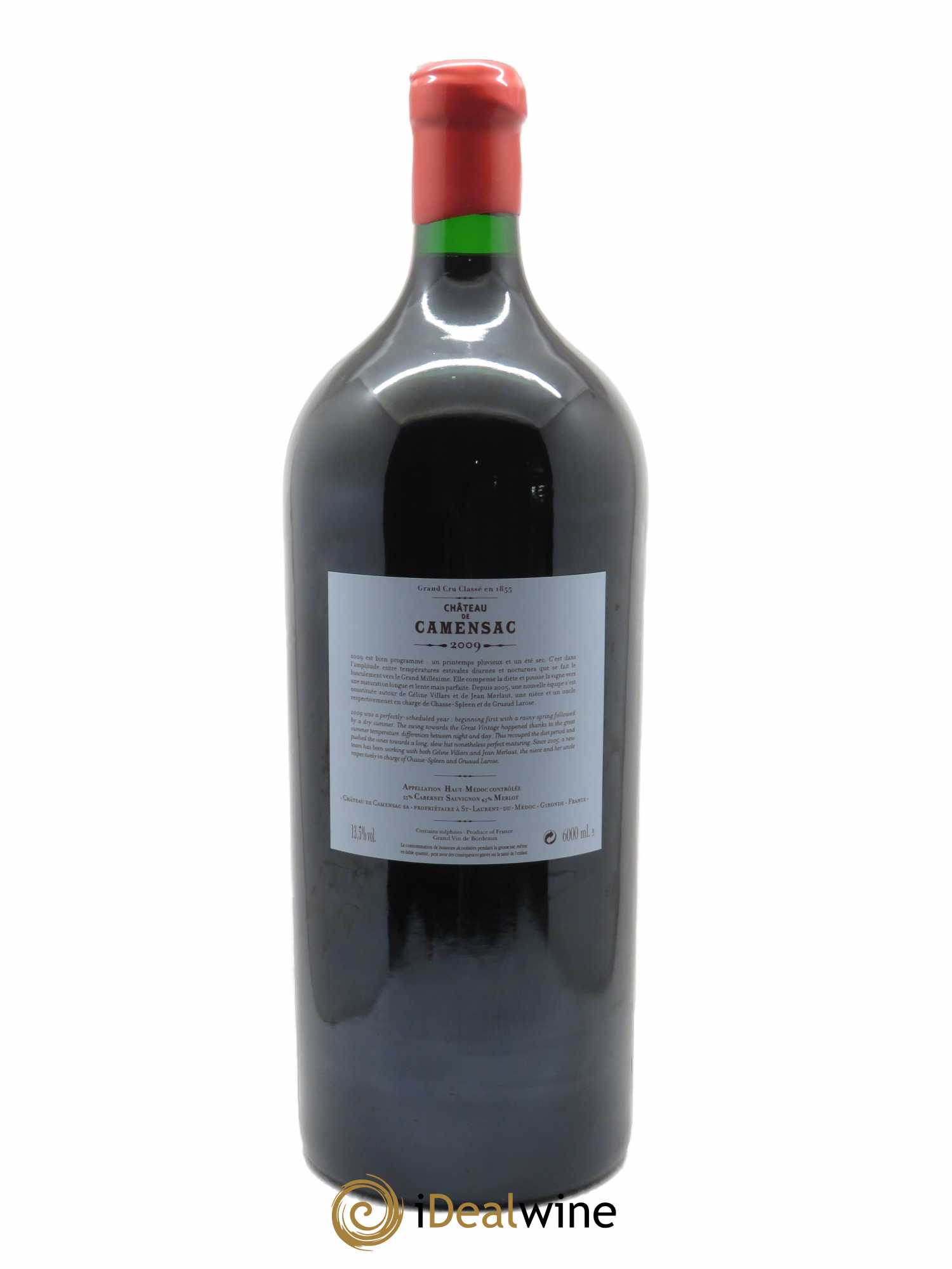Château Camensac 5ème Grand Cru Classé  2009 - Lot de 1 Impériale