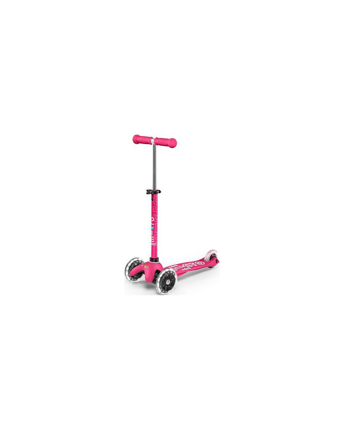 Kickboard mini micro deluxe LED pink