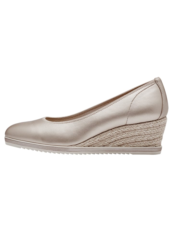 Tamaris Keilpumps in LIGHT GOLD günstig kaufen