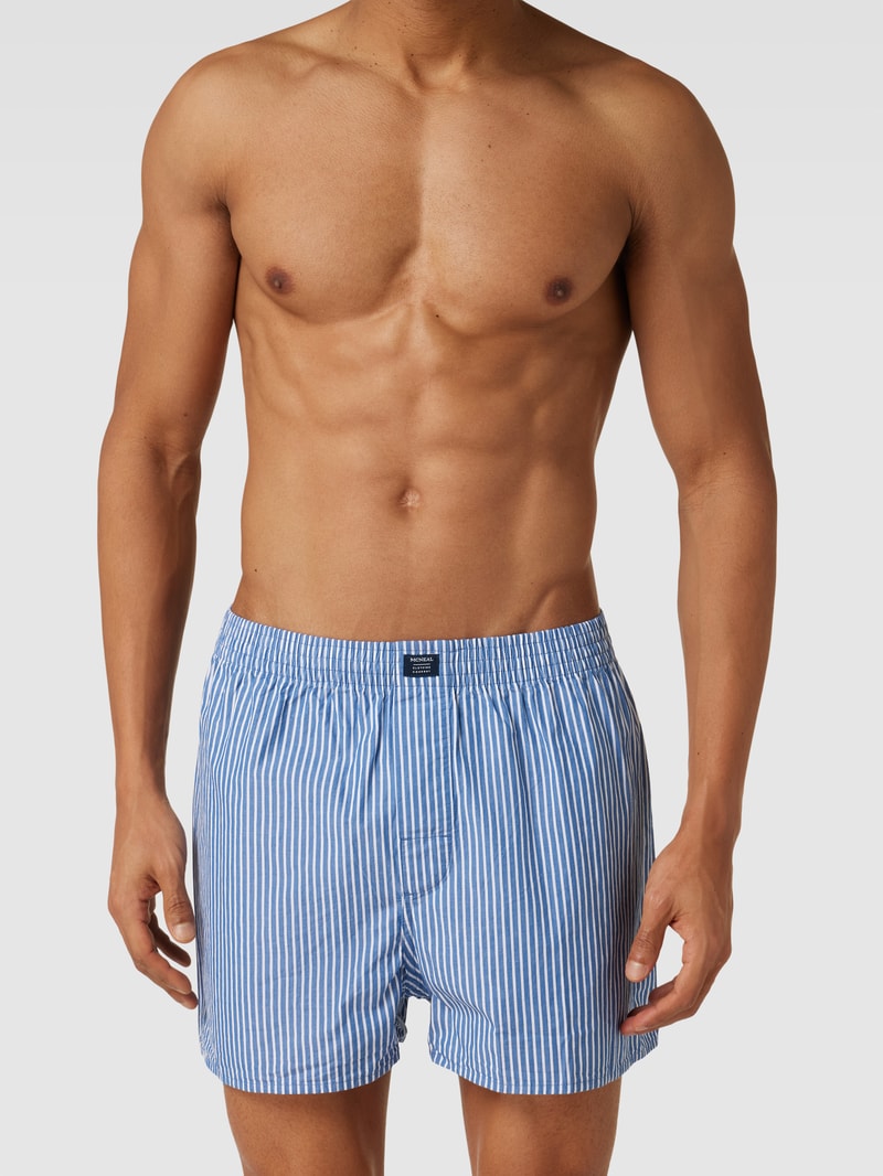 Boxershorts aus Baumwolle im 3er-Pack in royalblau