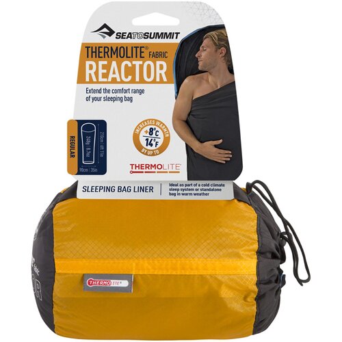 SCHLAFSACK REACTOR - THERMOLITE MUMMY LINER RED TRIM