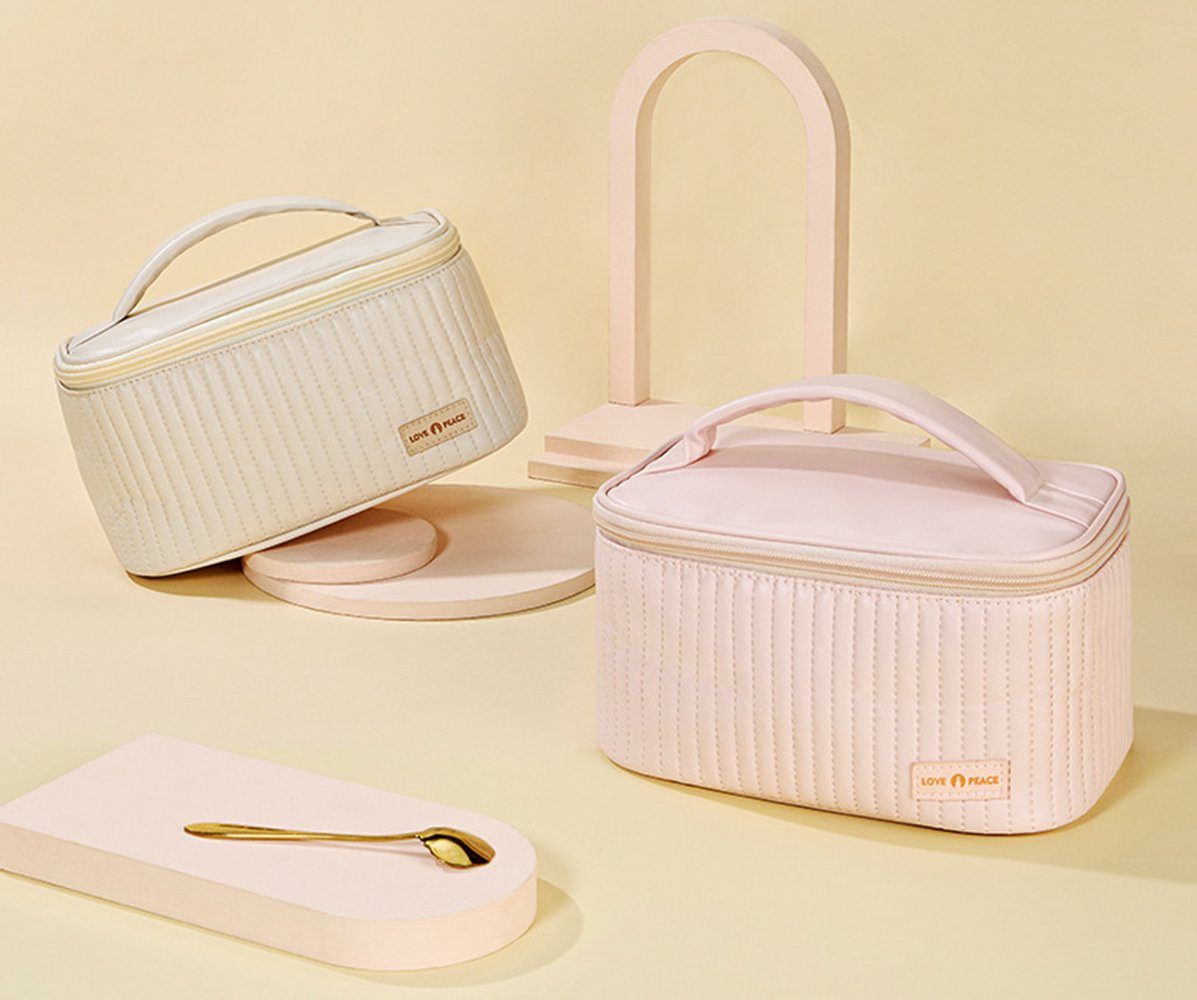 SCOBAG Kosmetiktasche Kosmetiktasche Handheld (1-tlg, Kosmetiktasche für die Reise), Tragbare große Kapazität