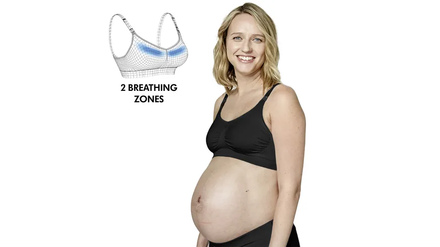 Medela Keep Cool™ Schwangerschafts- und Still-BH schwarz, Gr. XL schwarz