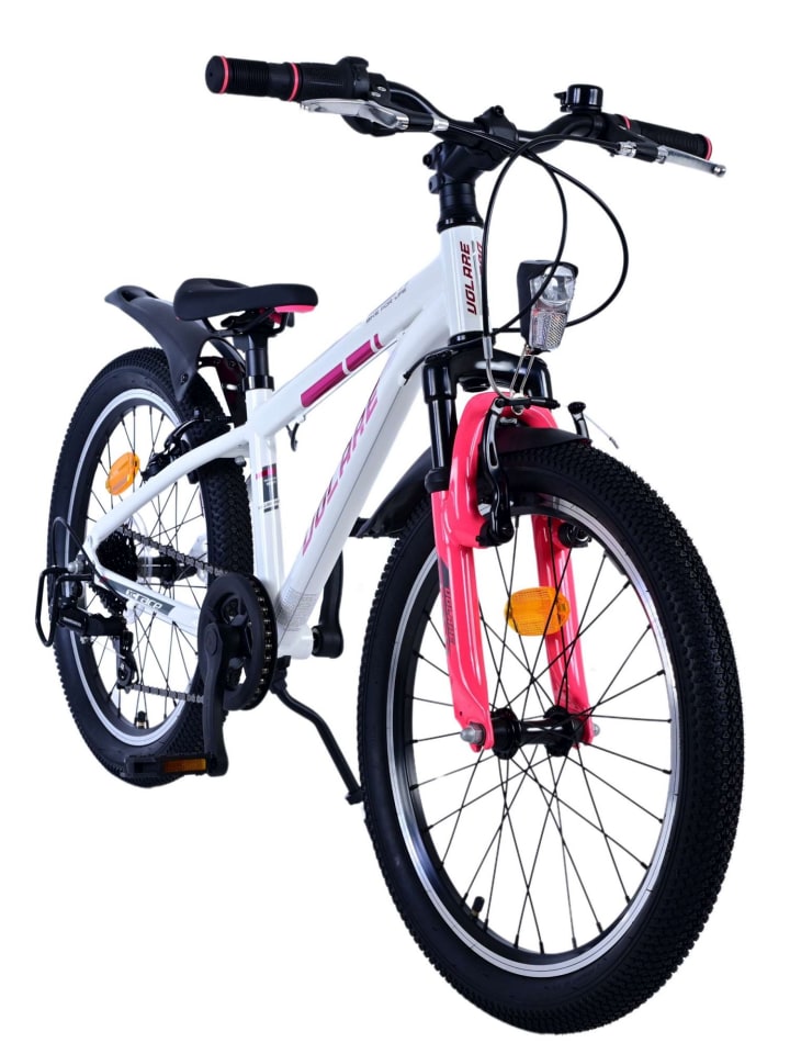 Volare Kinderfahrrad XC Race 20 Zoll Kinderrad in Weiß Pink Fahrrad 6 Jahre günstig kaufen onesize