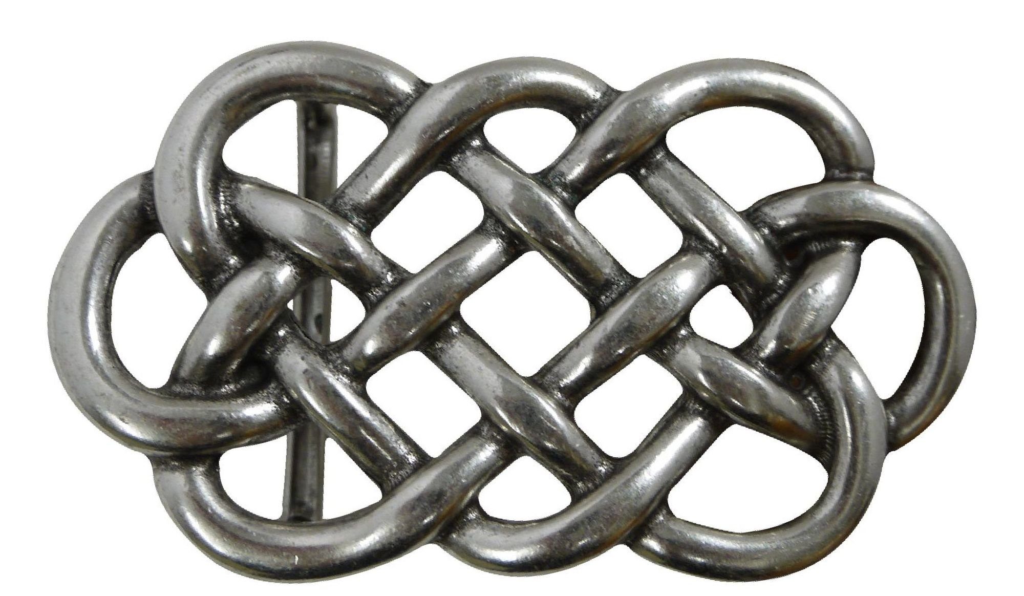 FRONHOFER Gürtelschnalle 18110 Gürtelschnalle mit verschlungenen Knoten, keltische Schnalle Damen 4cm