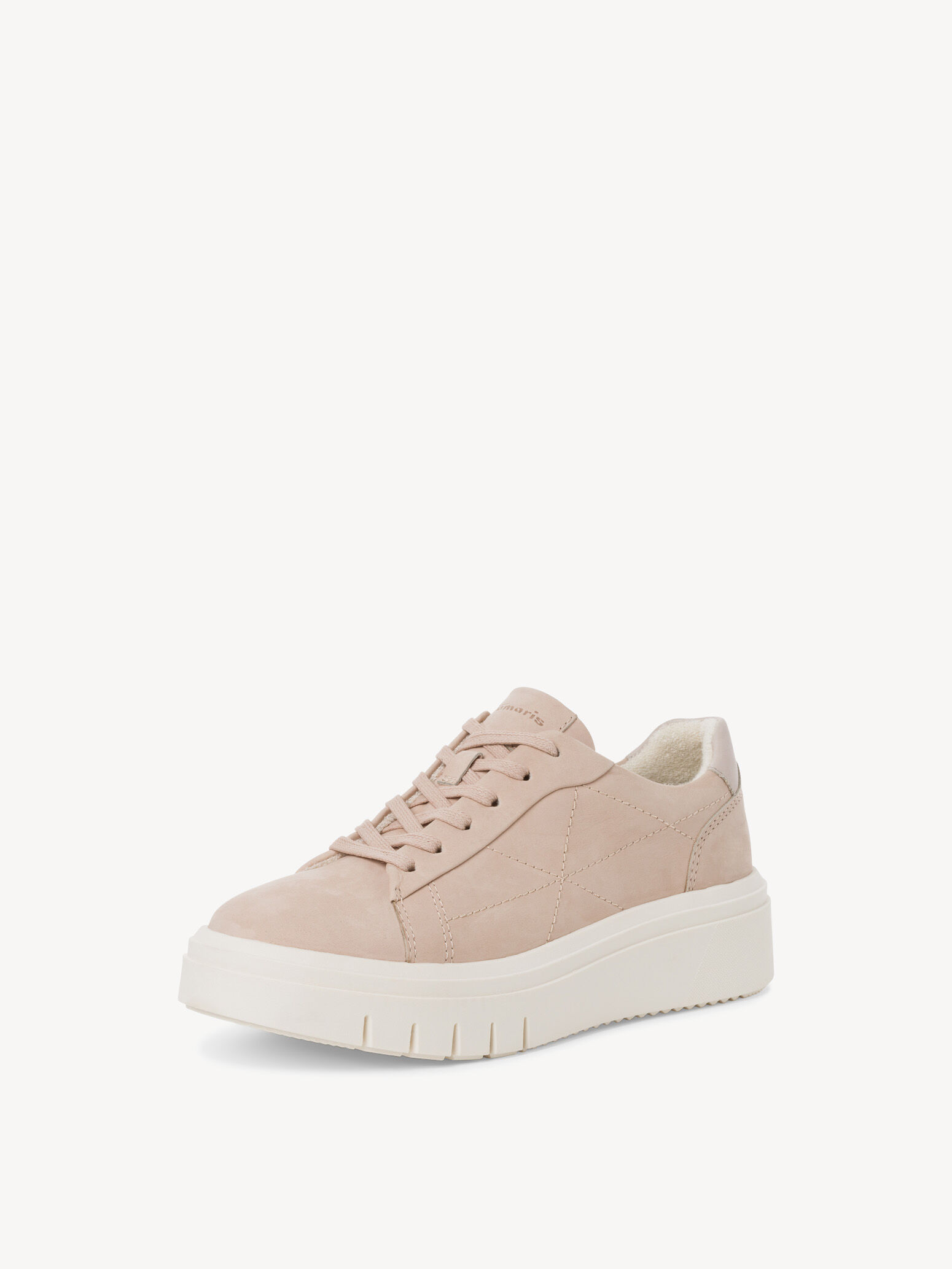 Basket en cuir - rose