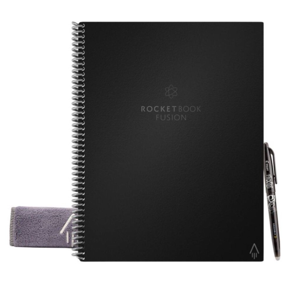 Rocketbook Everlast Notizbuch Rocketbook Fusion, unbegrenzt wiederverwendbar, umweltfreundlich, App, Cloud-Anbindung