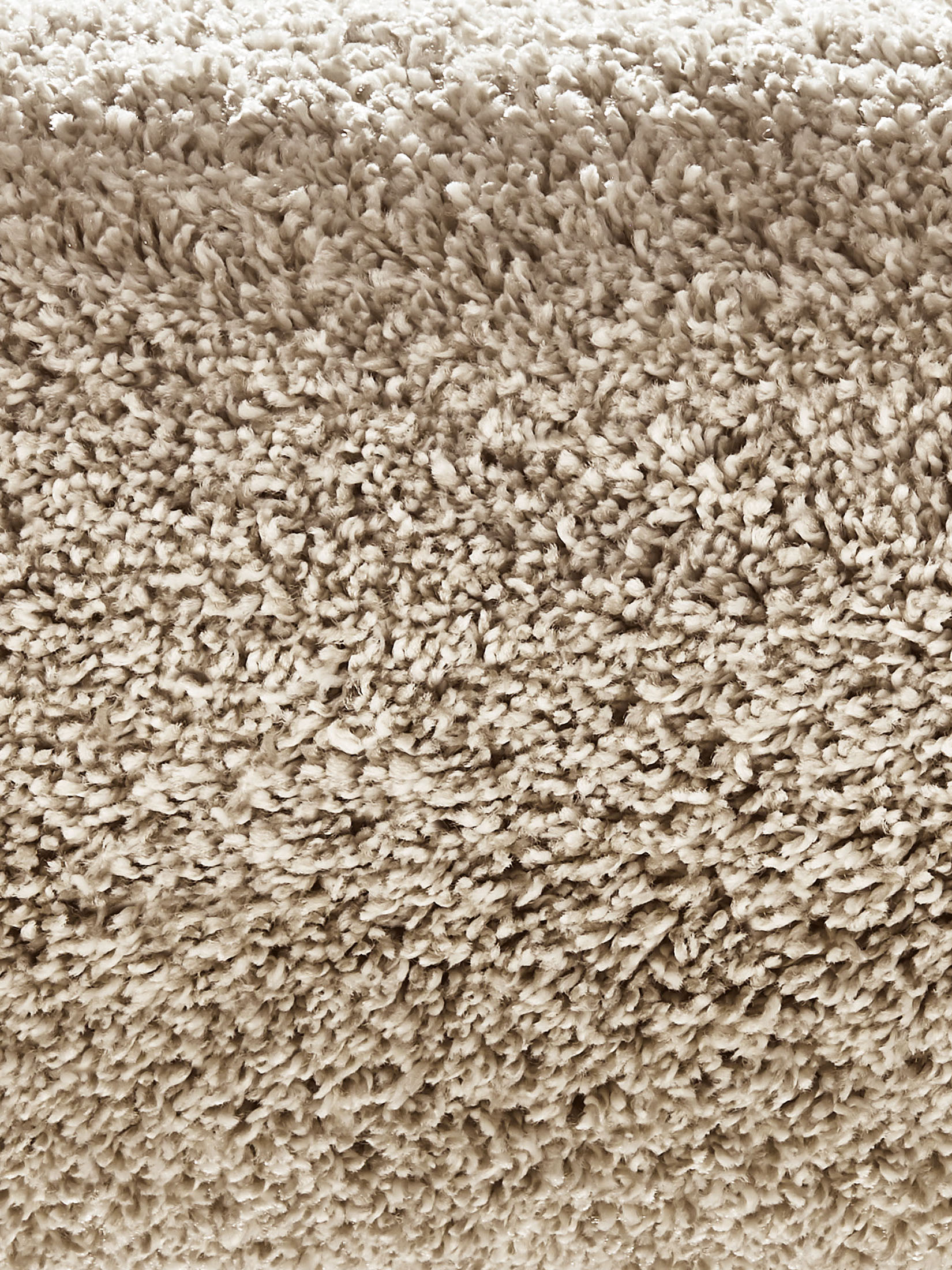 Lounge Hochflor-Teppich, Hellbeige
