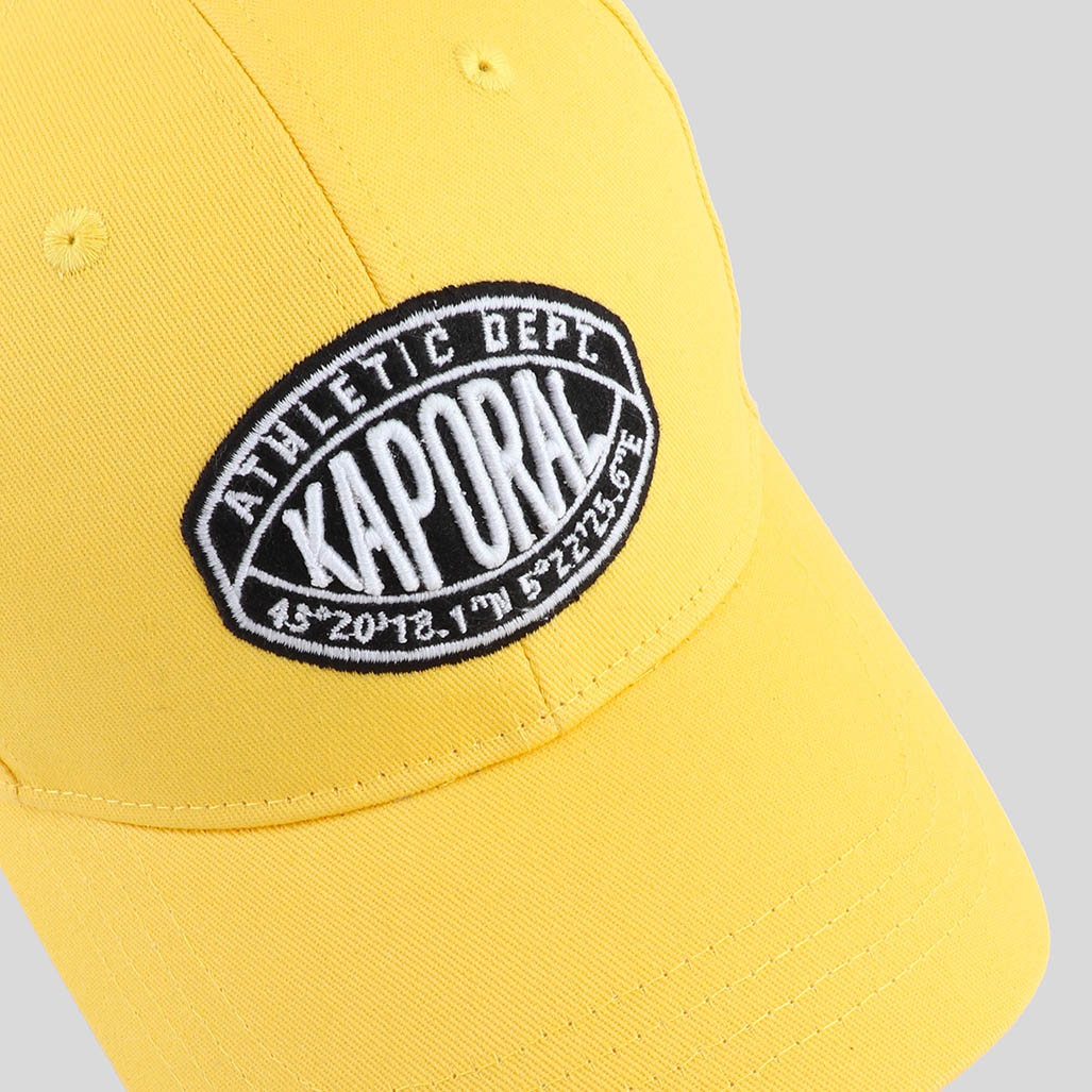 MERI   Casquette jaune homme 100% coton
