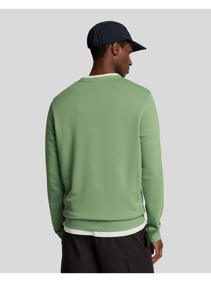 Lyle & Scott Sweatshirt in Rauchgrün günstig kaufen