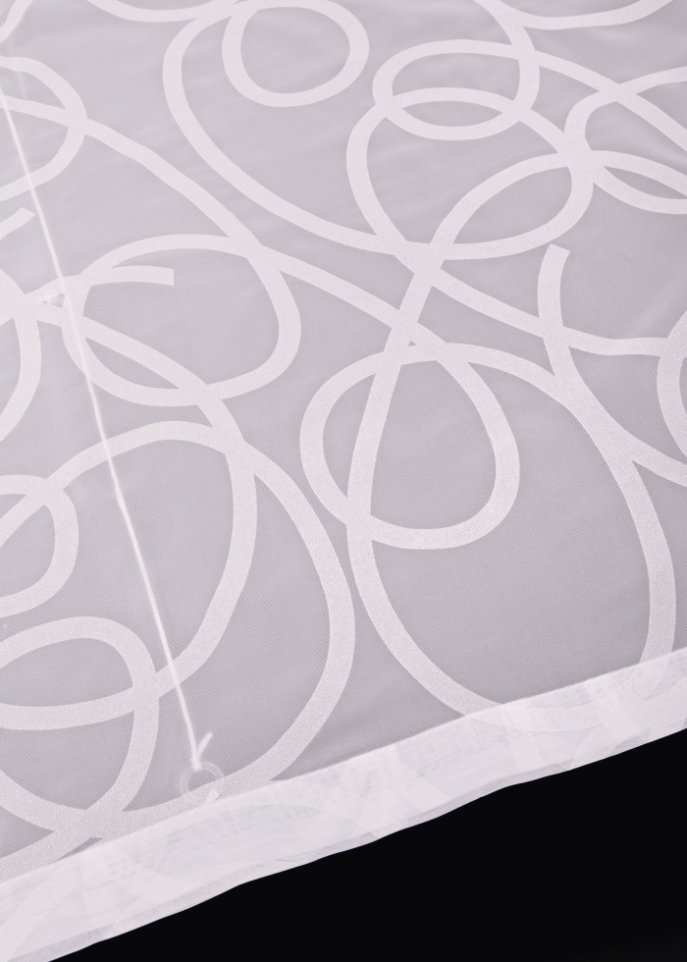 Transparentes Raffrollo mit Druck