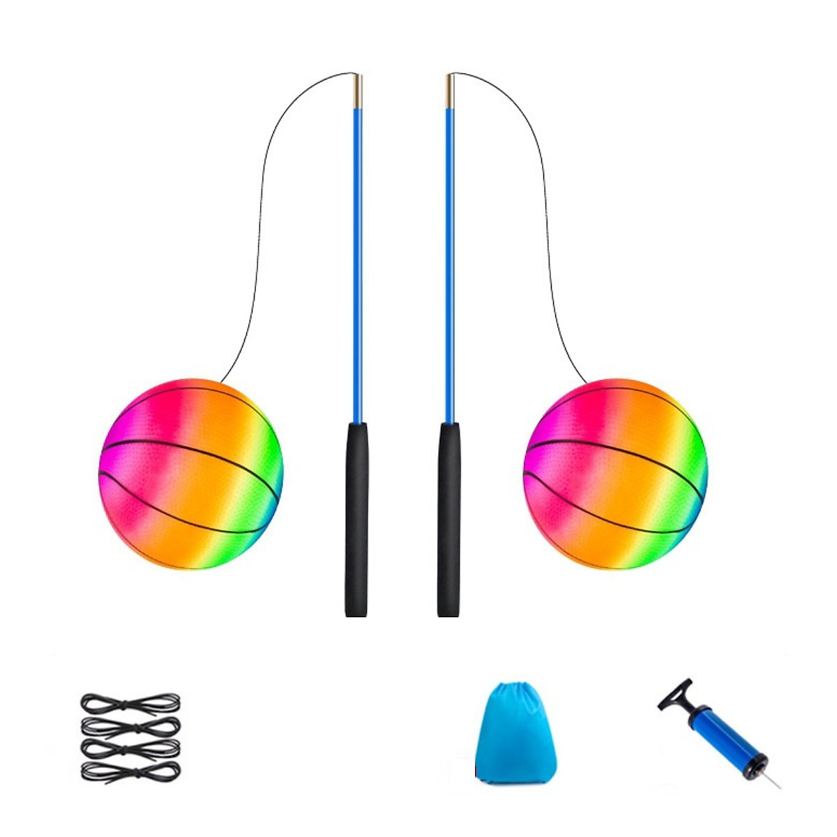 Fitness-Handwurfball Elastizität regenbogen aufblasbares