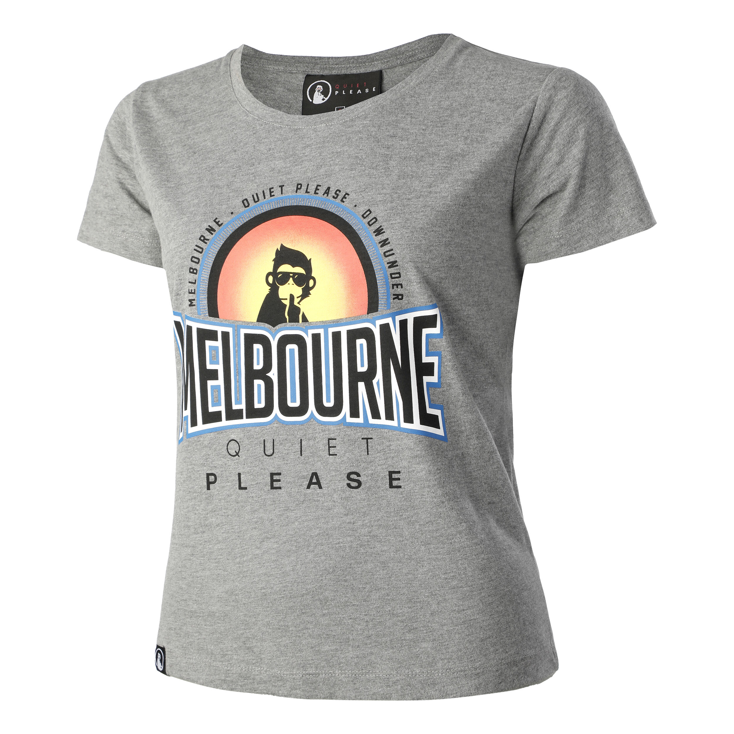 Melbourne Sunrise T-Shirt Damen - Grau, Mehrfarbig