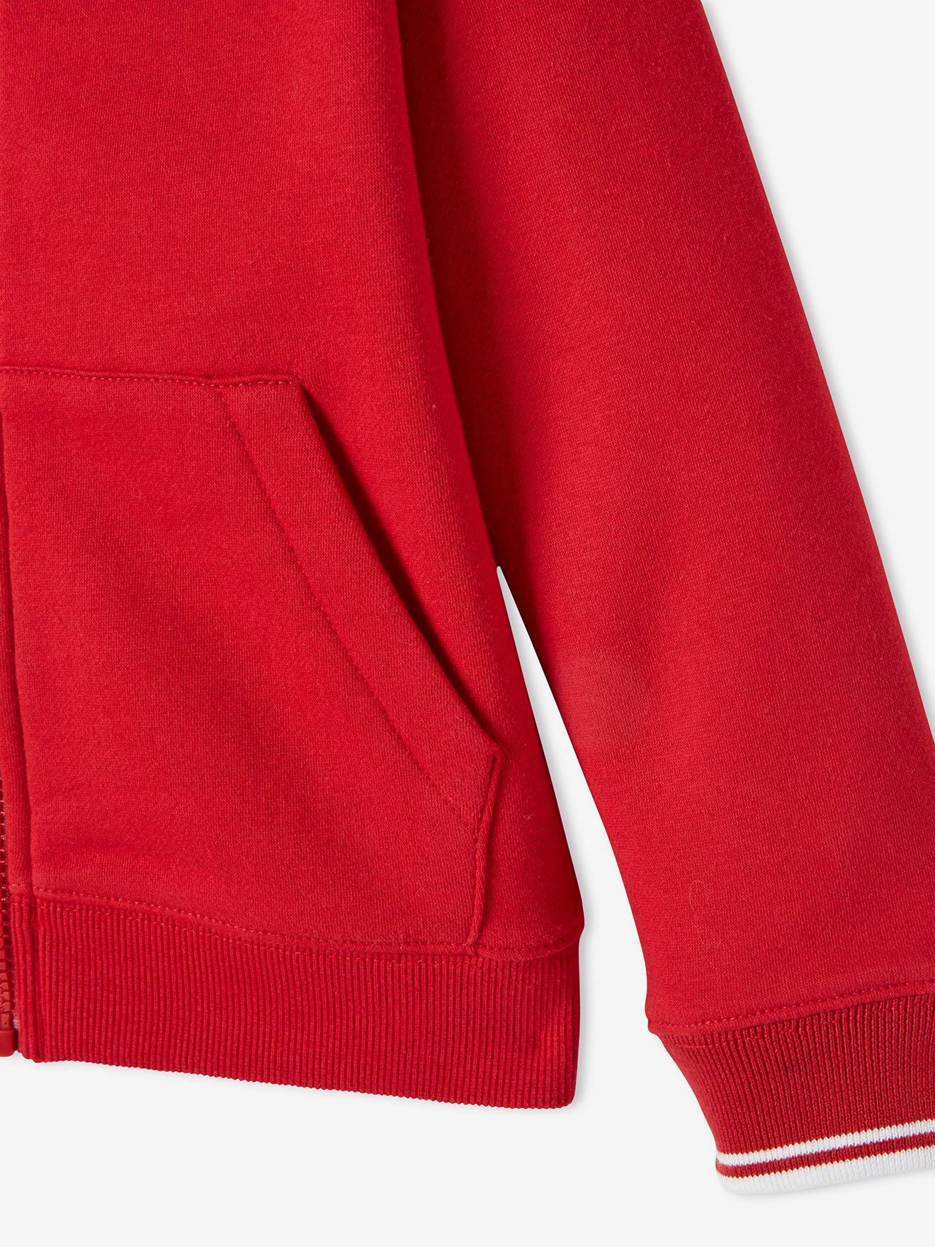 Sweat zippé sport garçon Play Ground bleu vif