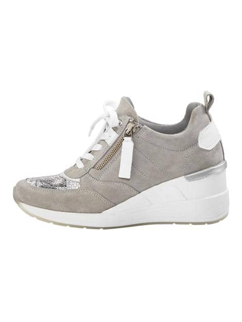 Schnürschuh mit seitlichem Reißverschluss
