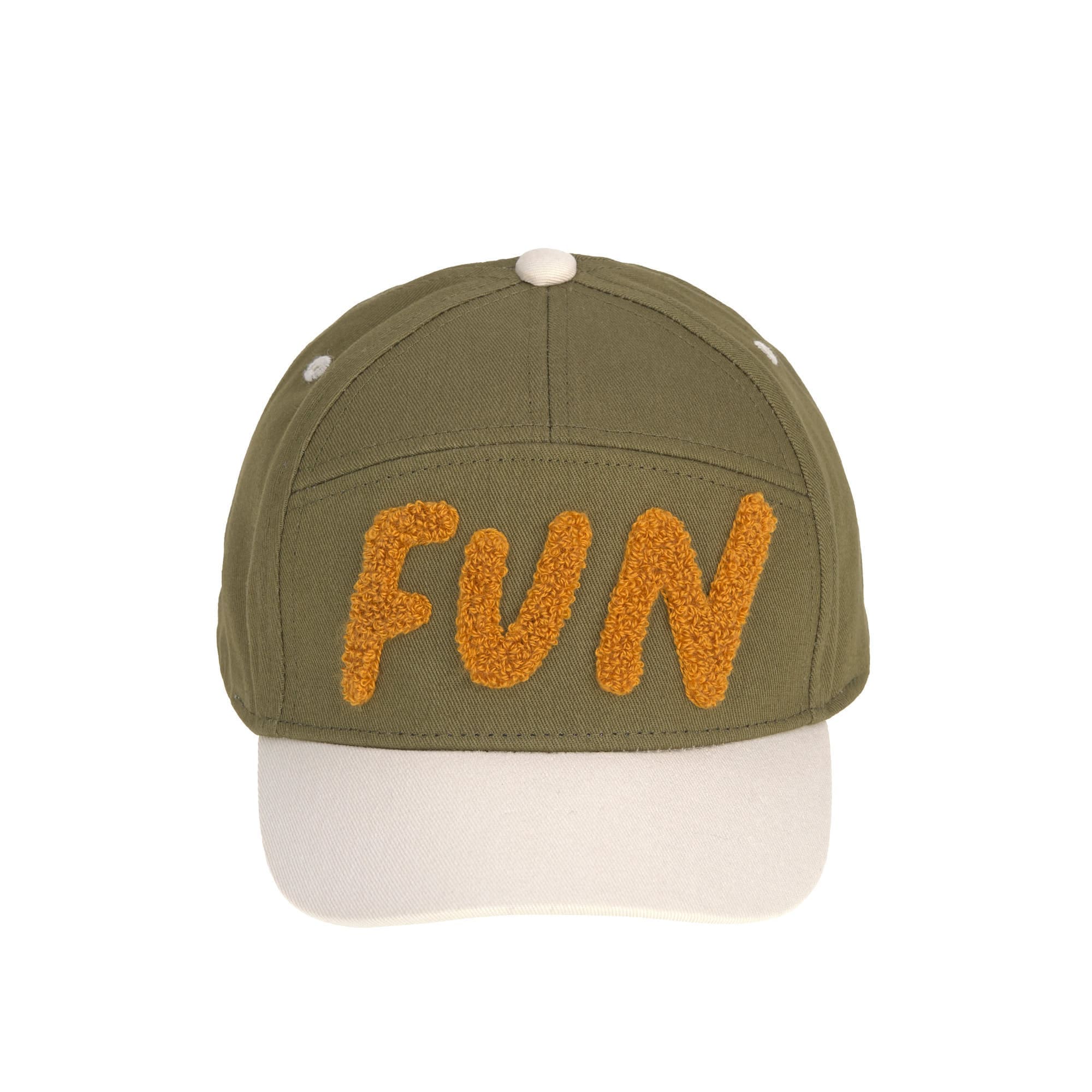 Basecap Kinder - Fun, Sand Oliv