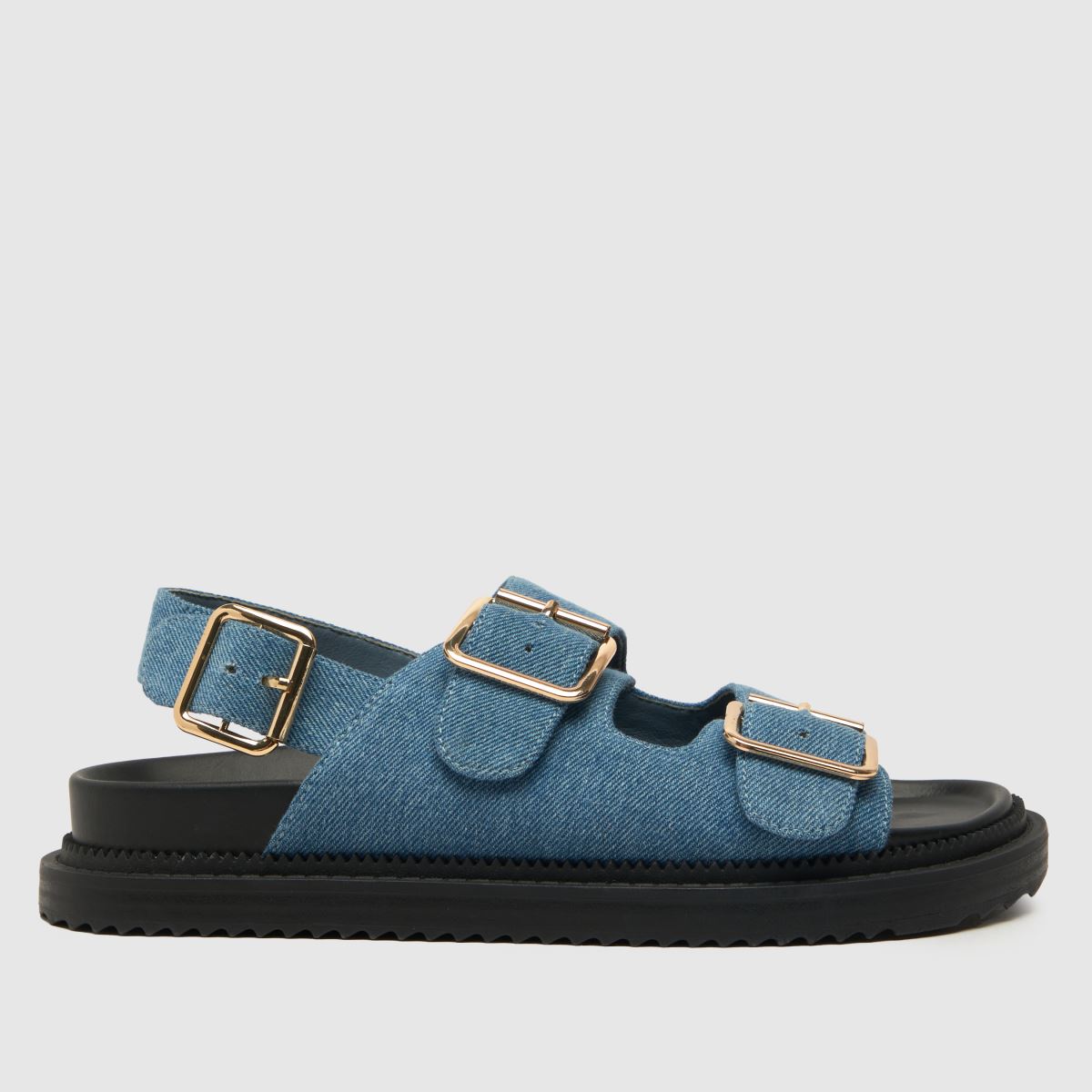 Schuh Talbot dupla csatos szandál kék színben