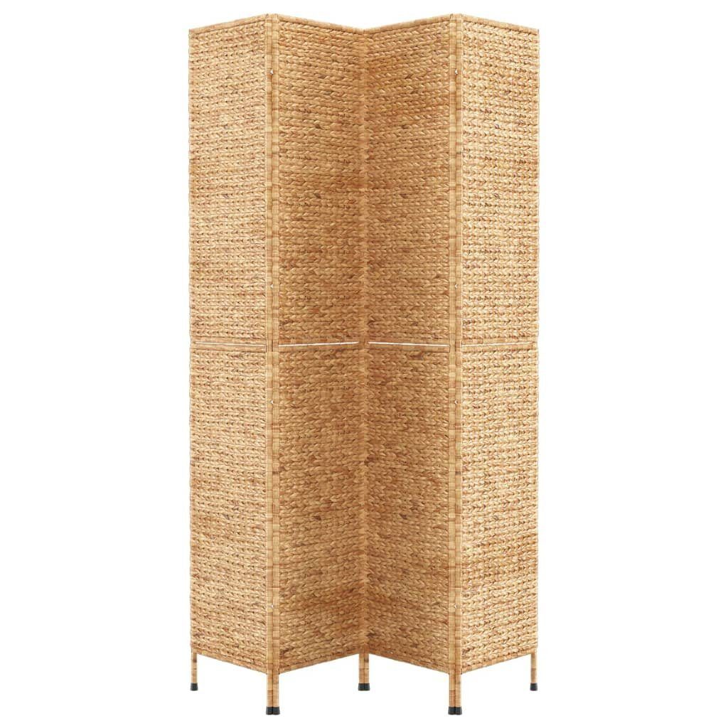 furnicato Raumteiler Paravent 4-tlg. 163x180 cm Wasserhyazinthe