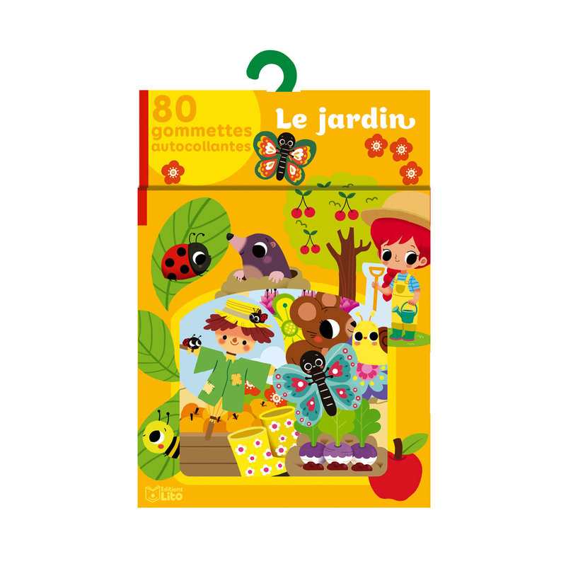 80 gommettes le jardin - Lito