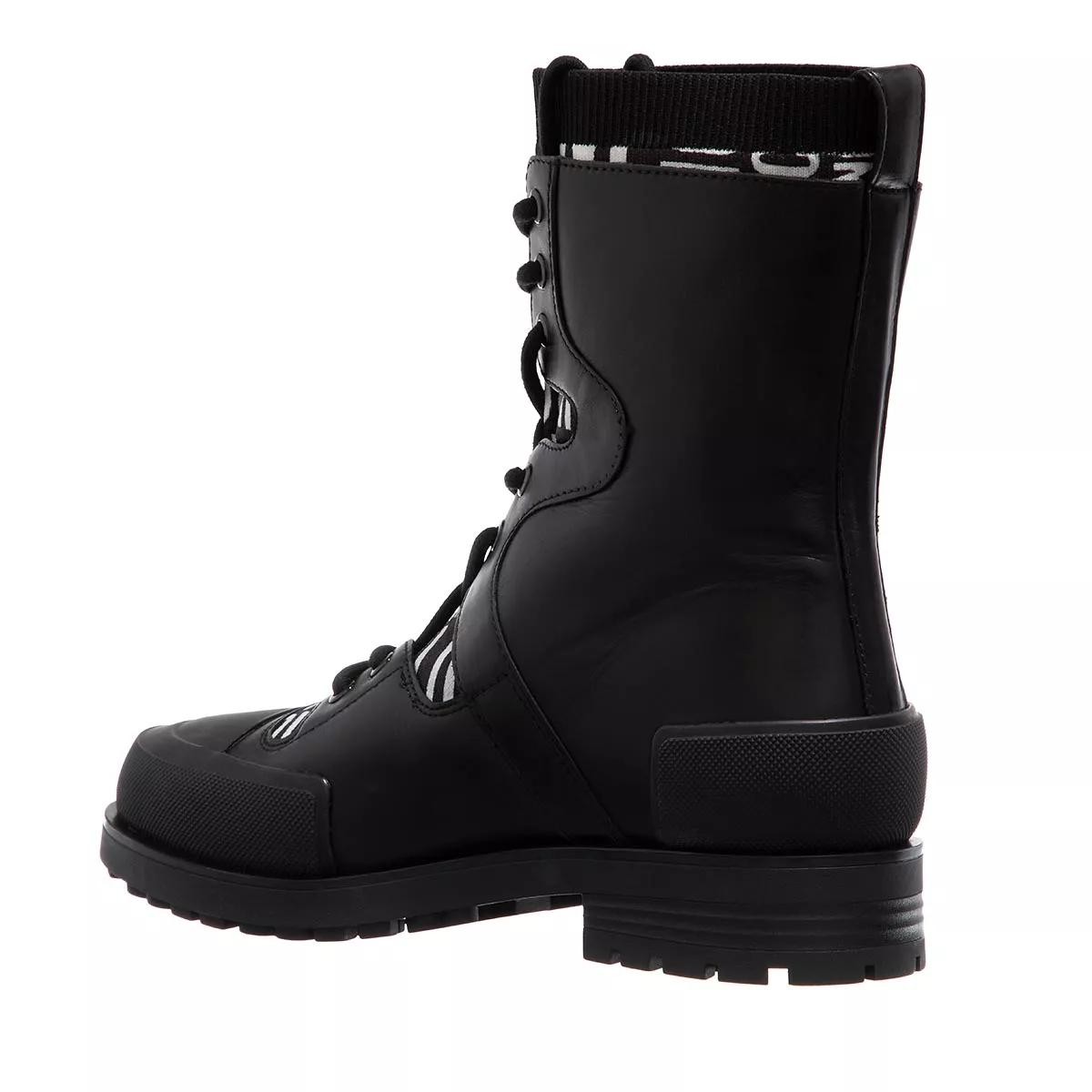 MOSCHINO Stiefeletten schwarz Schnürstiefel