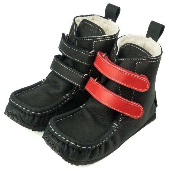 ZeaZoo ~ Yeti Strap Wollfleece ~ Black/Red
