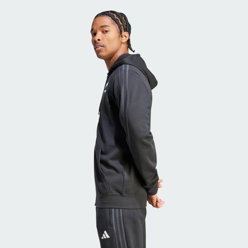 adidas All Blacks Rugby 3-Streifen Kapuzenjacke Sweatjacke Herren