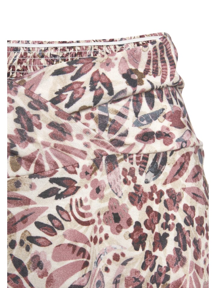 Vivance Jerseyrock in creme-mauve bedruckt günstig kaufen