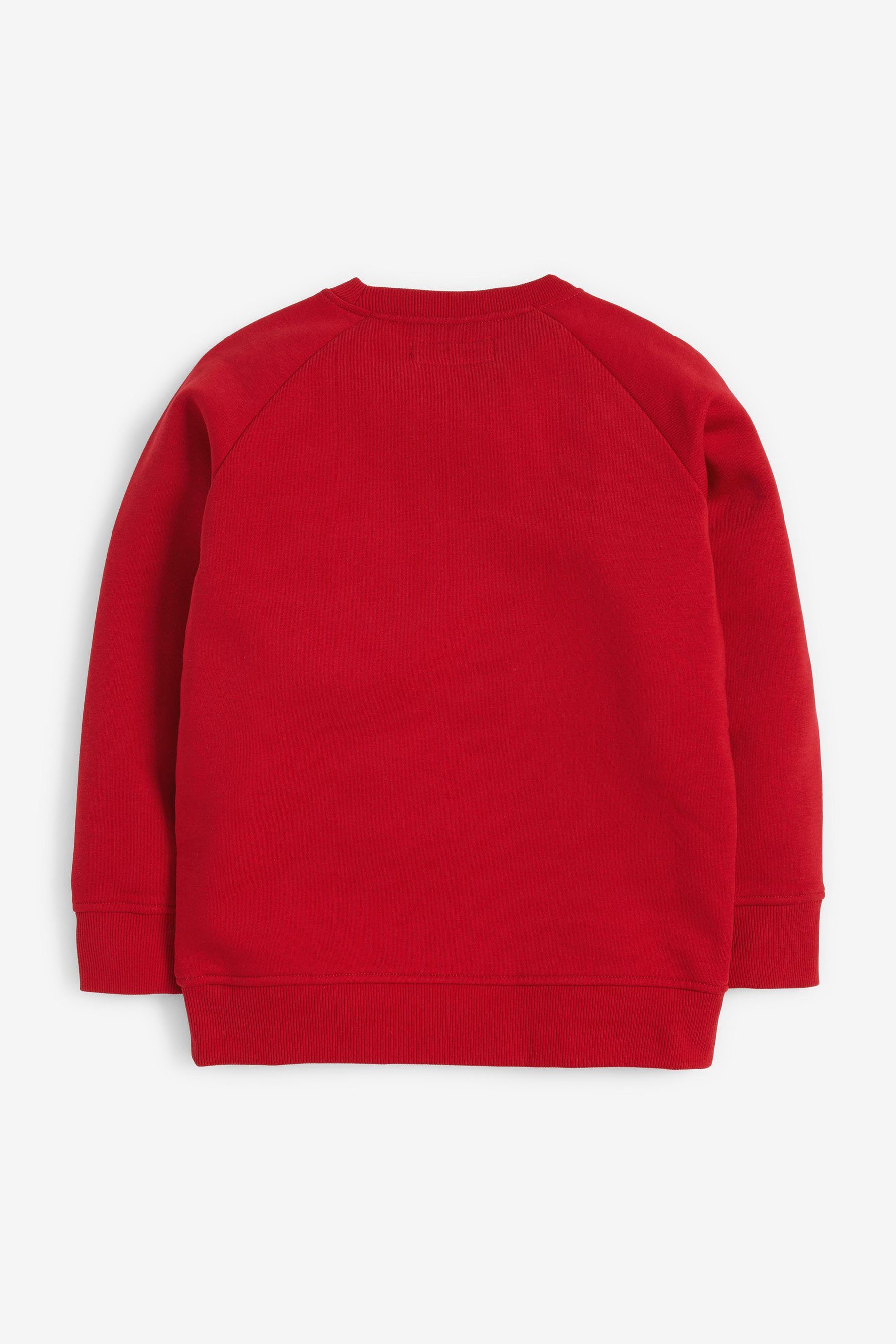 Next Sweatshirt Schulpullover mit V-Ausschnitt 2er-Pack (2-tlg)