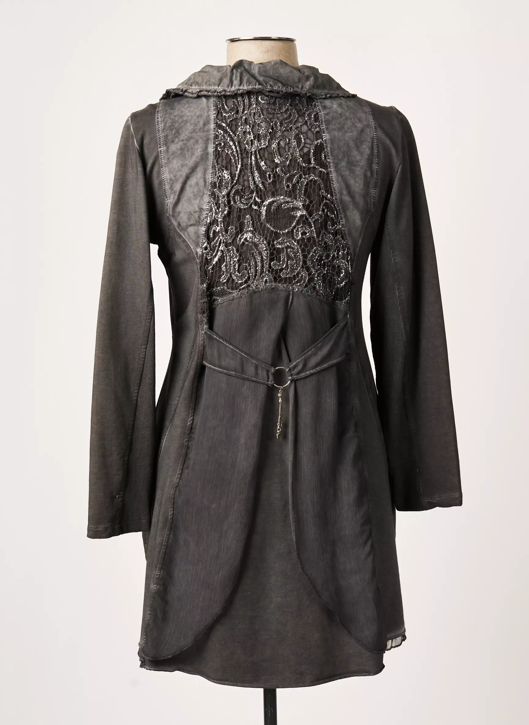 Meri Esca Vestecasual Femme couleur gris