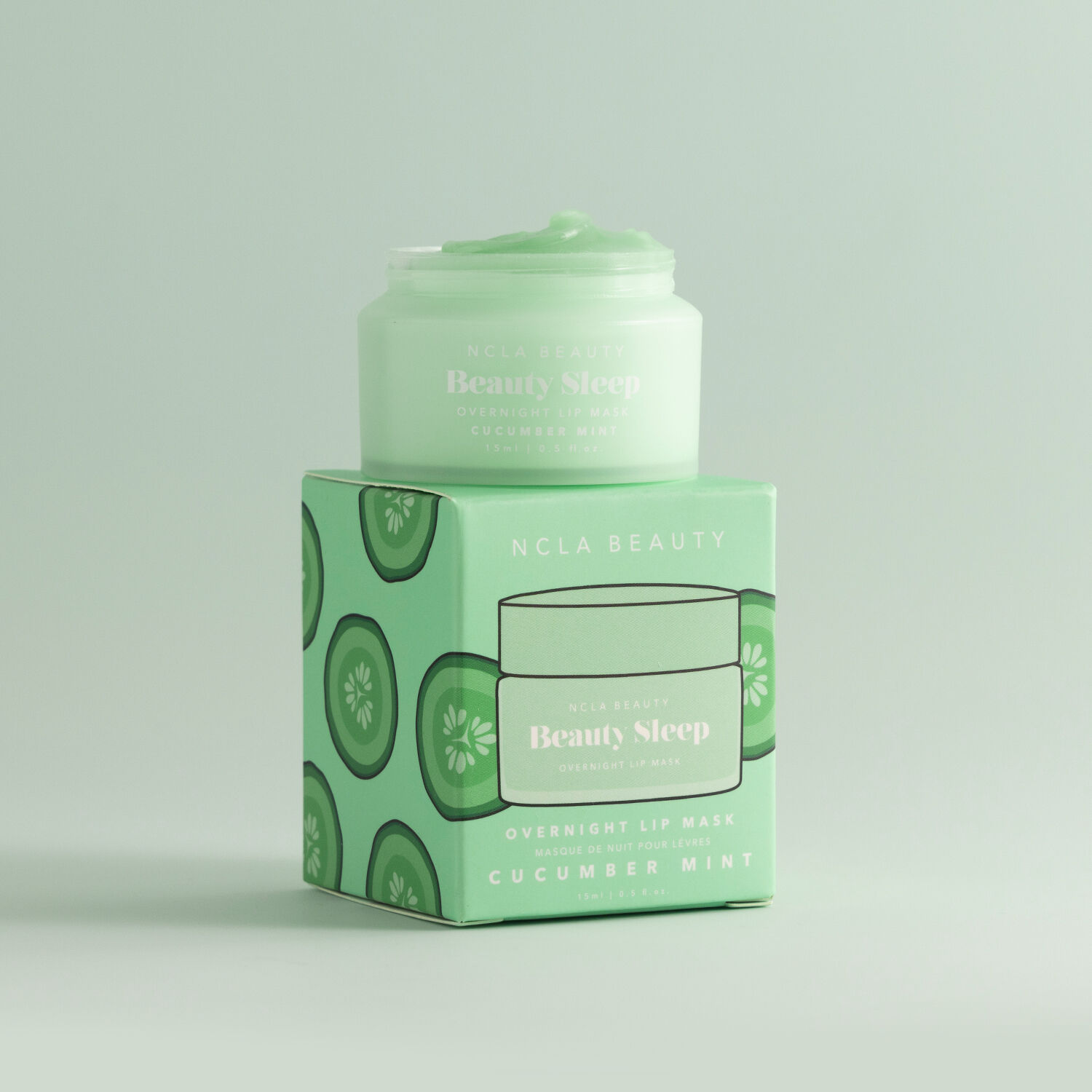 NCLA Beauty Beauty Sleep Overnight Lip Mask - Cucumber Mint Masque lèvres