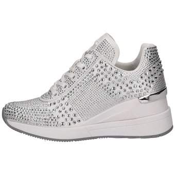 Michael Kors Georgie Crystal Trainer in weiß