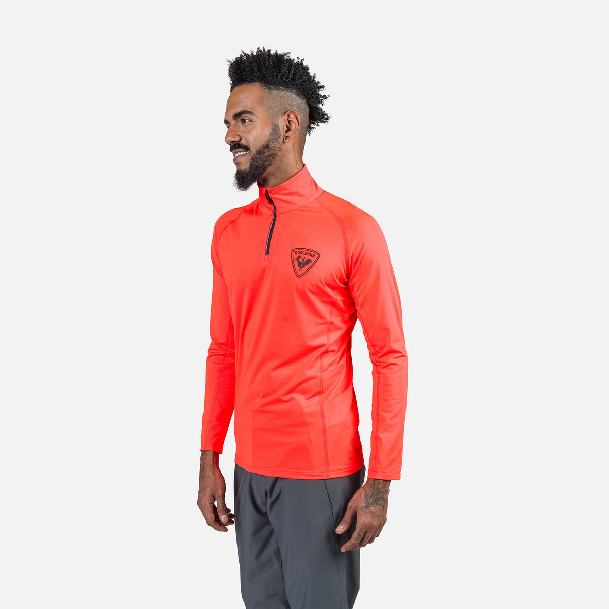 Herren-Baselayer mit halblangem Reißverschluss Hero Classique