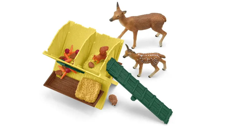 Schleich 42658 - Farm World - Fütterung der Waldtiere