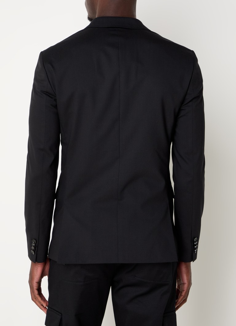Sacou slim fit din lână Calvin Klein cu buzunar la piept