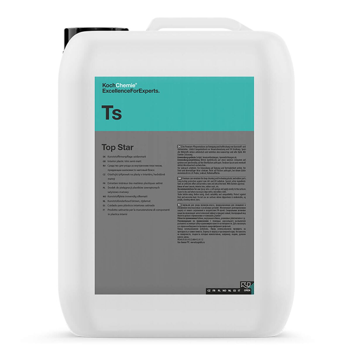 Koch Chemie Top Star Kunststoffinnenpflege seidenmatt 10L