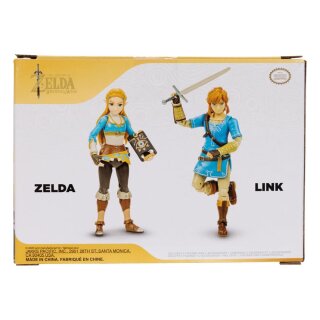 The Legend of Zelda Actionfiguren 2er-Pack - Prinzessin Zelda, Link