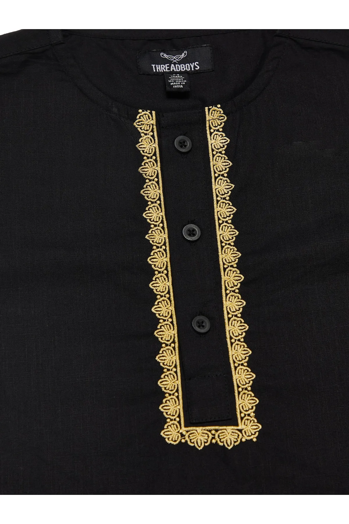 Threadboys  Hemd - Schwarz - Regular Fit