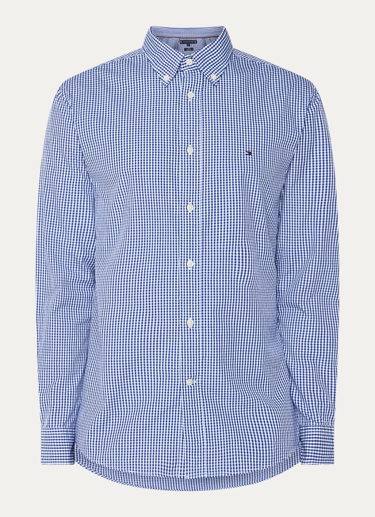 Cămașă în carouri Tommy Hilfiger TH Flex Regular Fit.