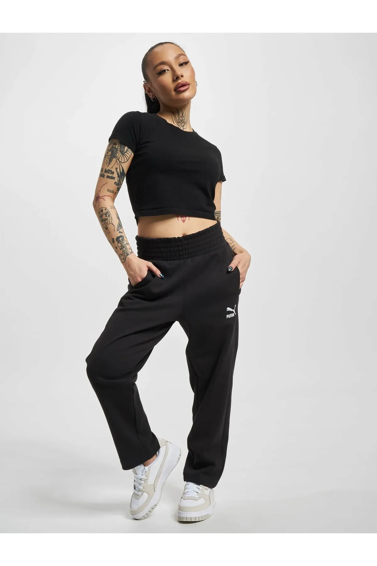 Puma  Jogginghose - Weiß - Slim