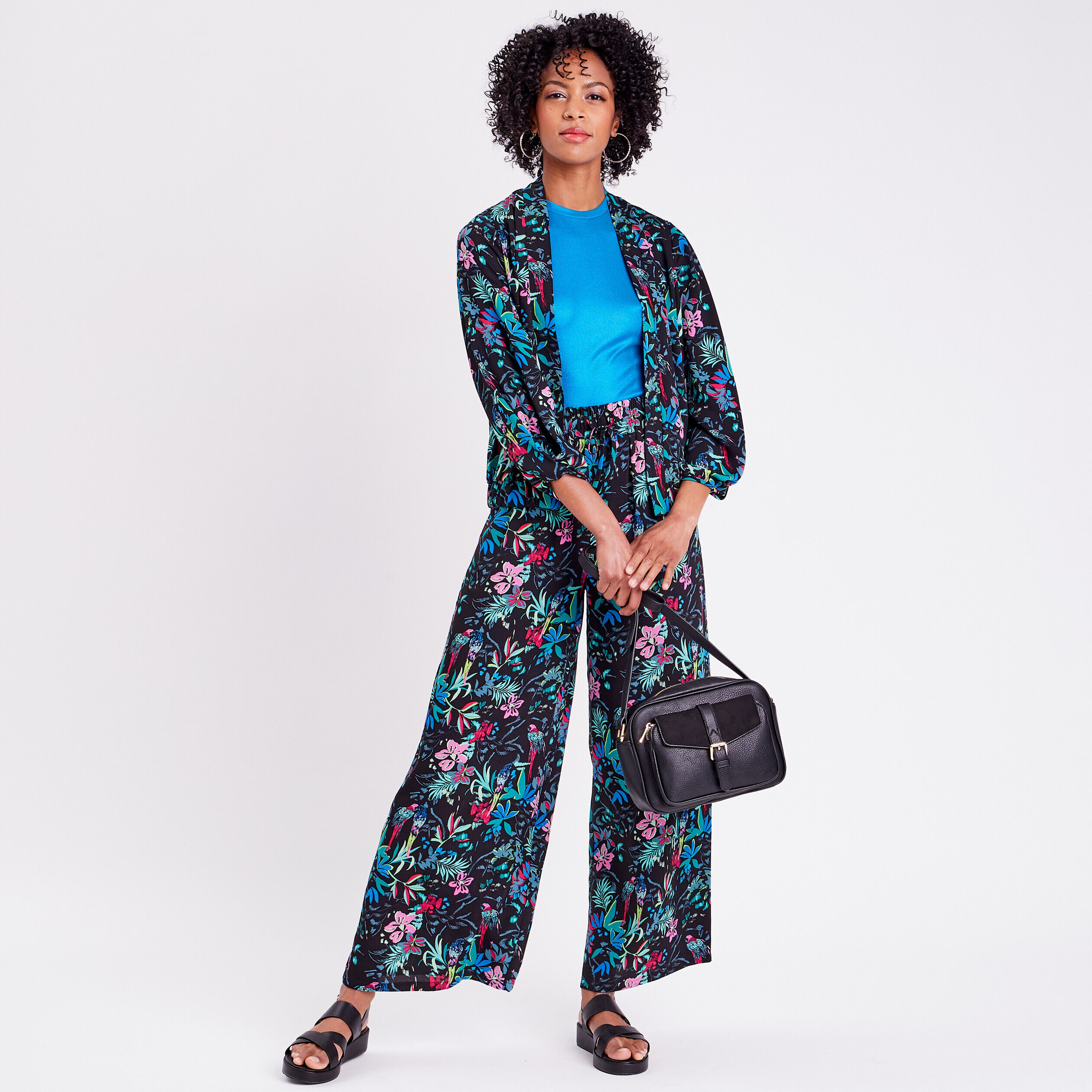 Veste manches 3/4 noir femme | Cache Cache