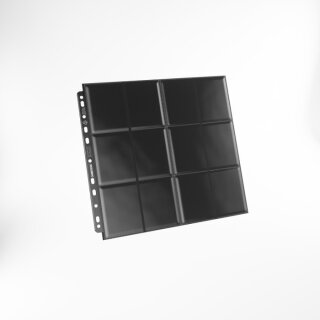 Gamegenic - 24-Pocket Sideloading Pages Black (10 pcs)