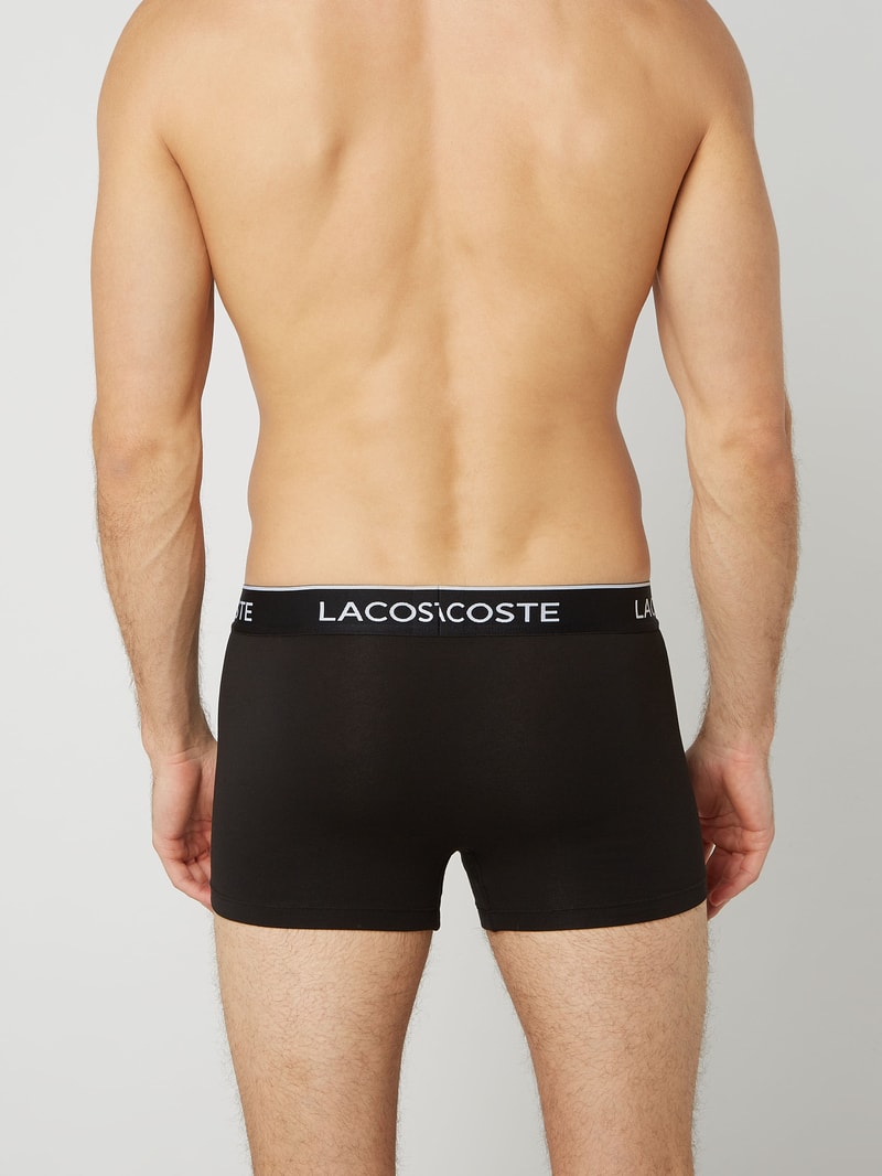 Trunks mit Label-Details im 3er-Pack in schwarz