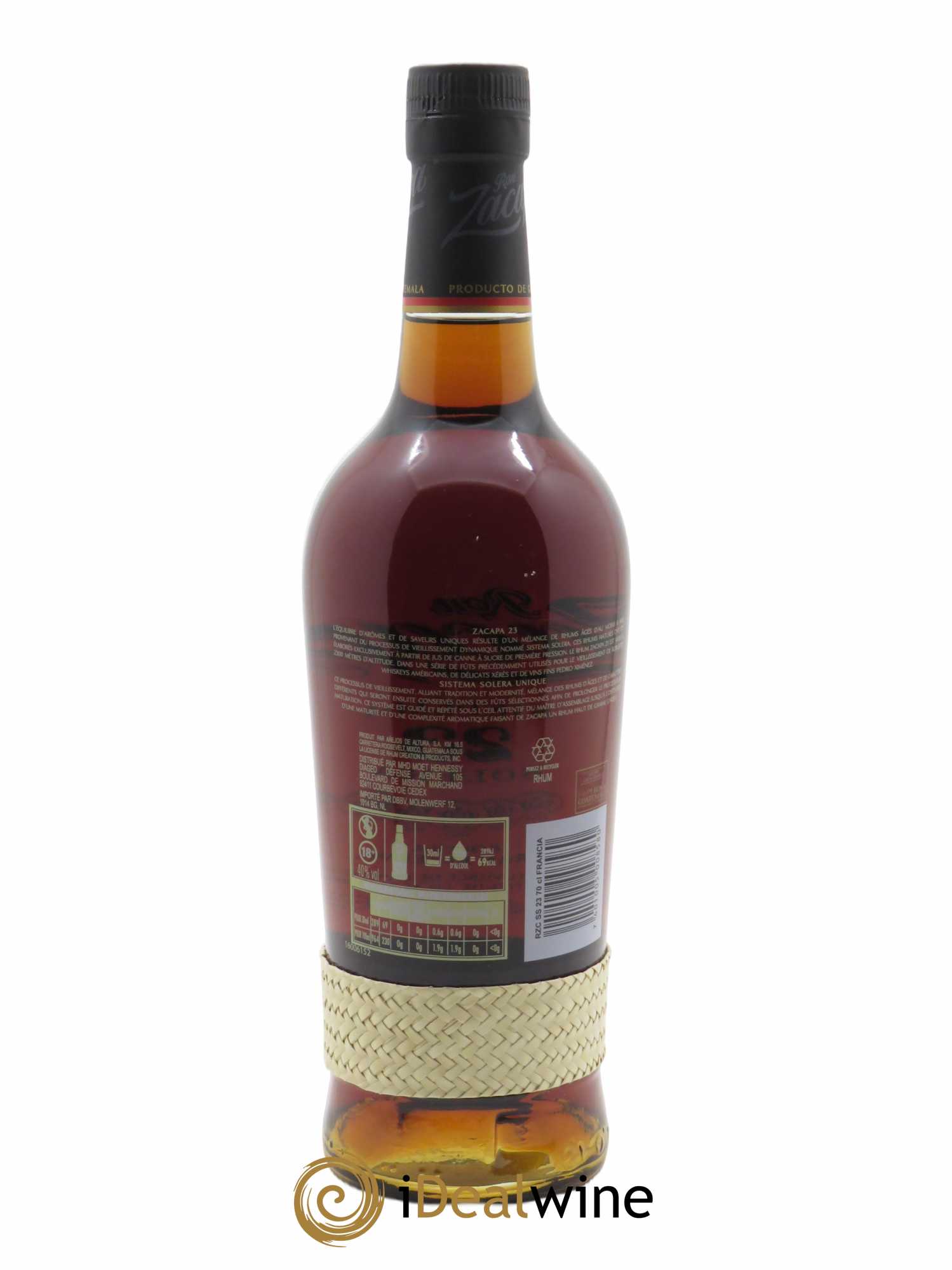 Rhum 23 ans coffret bois Zacapa (70cl)  - Lot de 1 Bouteille
