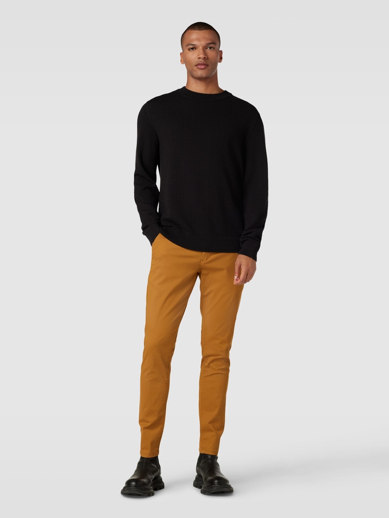 Super Slim Fit Chino mit Stretch-Anteil in gold