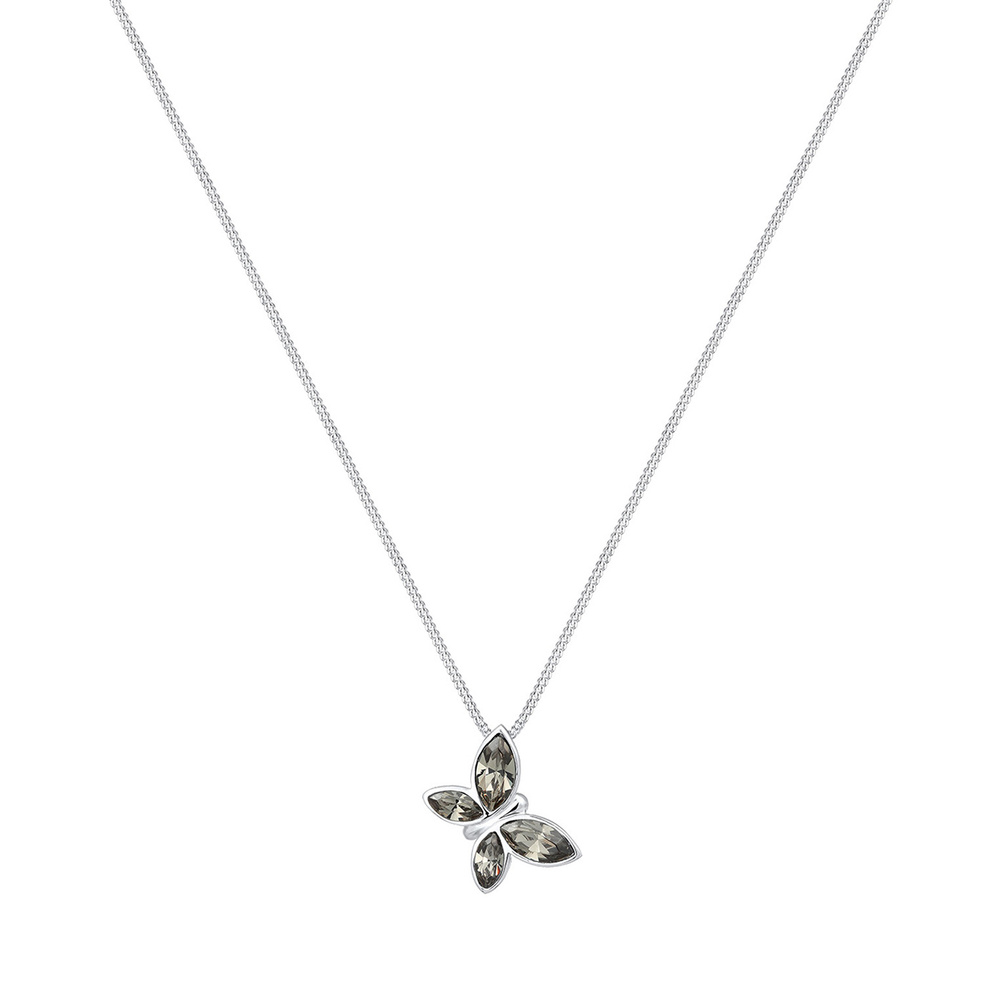 Elli PREMIUM Elli PREMIUM Collier Schmetterling Kristalle 925 Silber collier