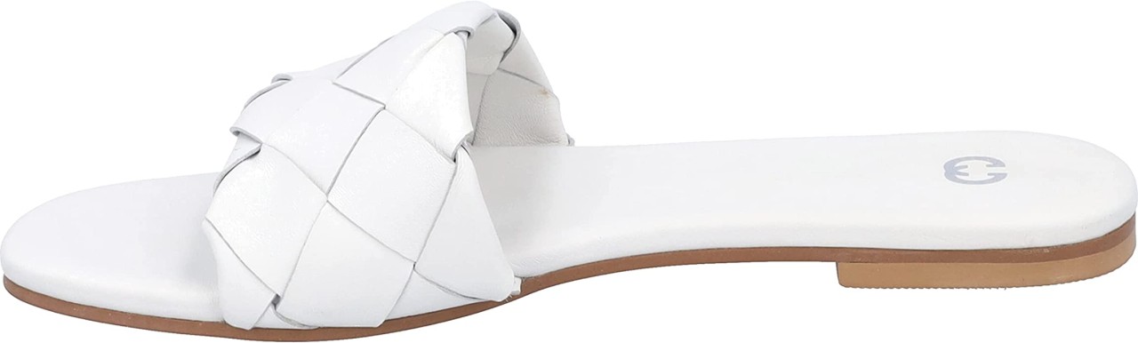 JOSEF SEIBEL Pantoletten weiss Arona02