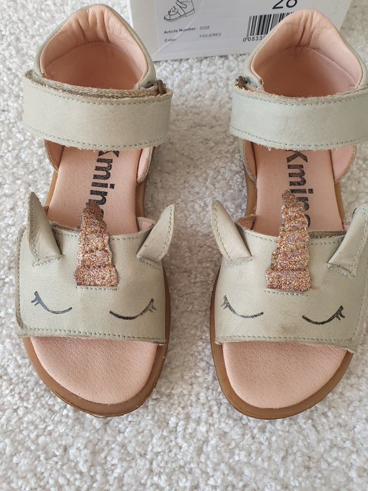 kmins Leder-Sandalen in Türkis günstig kaufen 28
